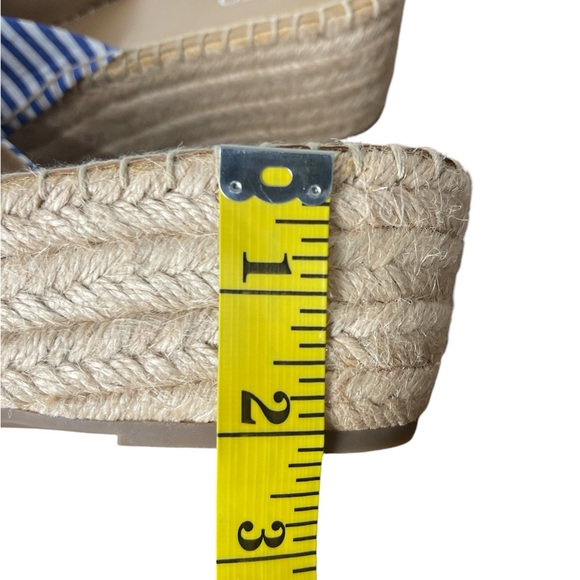 Franco Sarto Nautical Espadrilles Platforms Sandals Shoes Size 10M - Picture 11 of 12